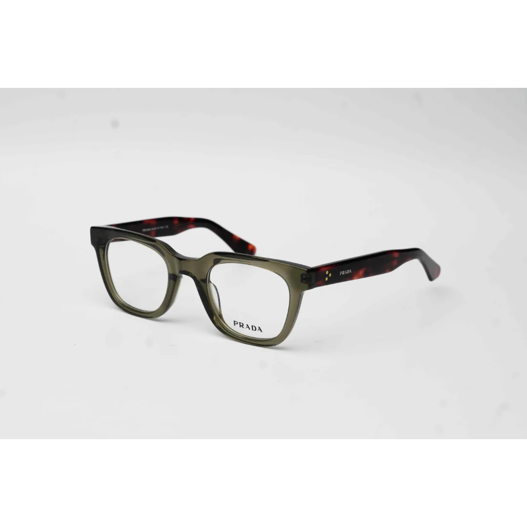 Prada - OLD4438A - Tortoise Green - Acetate - Square - Premium Optics - Eyewear