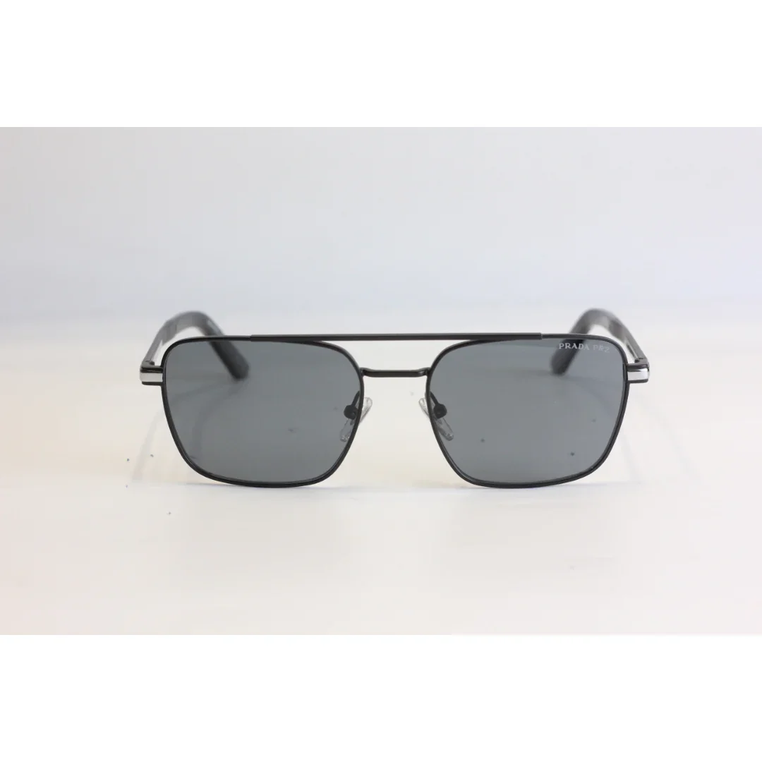 Prada - PRA54SK - Vintage - Metal - Rectangle - Premium Sunglasses - Eyewear - Image 2