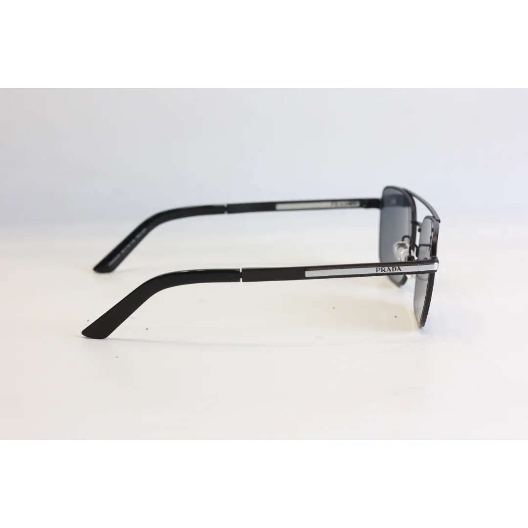Prada - PRA54SK - Vintage - Metal - Rectangle - Premium Sunglasses - Eyewear - Image 3