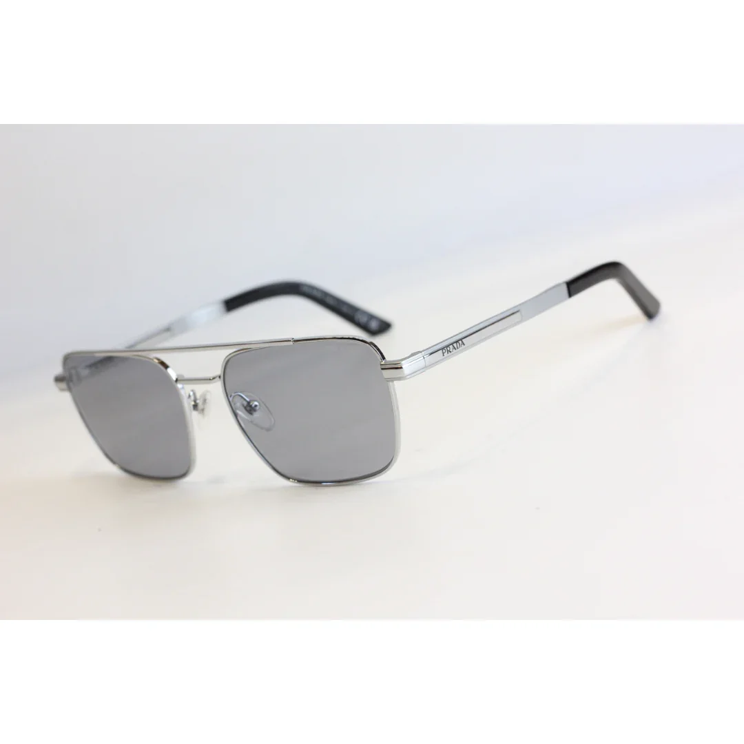 Prada - PRA54SK - Vintage - Metal - Rectangle - Premium Sunglasses - Eyewear - Image 7