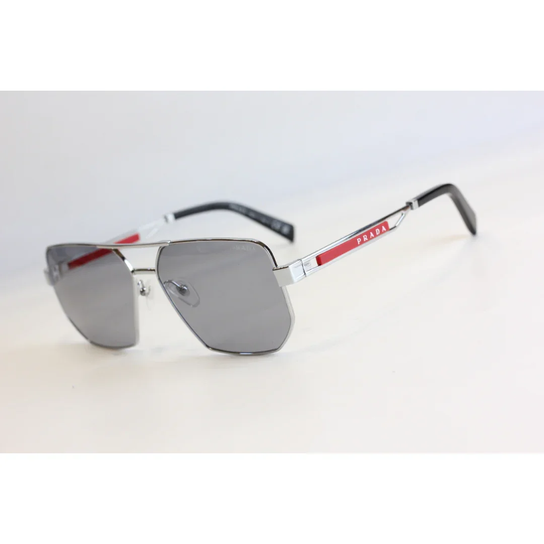 Prada - OPS51ZS - Vintage - Metal - Aviator Square - Premium Sunglasses - Eyewear - Image 4