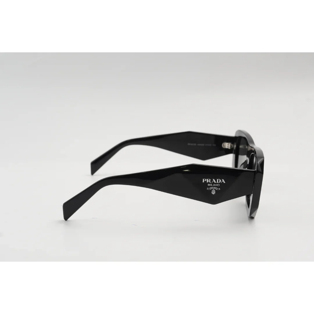 Prada - PR B18S - Black -  Acetate - Rectangle - Premium Sunglasses - Eyewear - Image 3