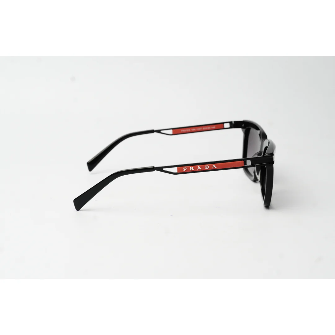 Prada - PS 07ZS - Black - Gradient - Acetate - Metal - Square - Premium Sunglasses - Eyewear - Image 3