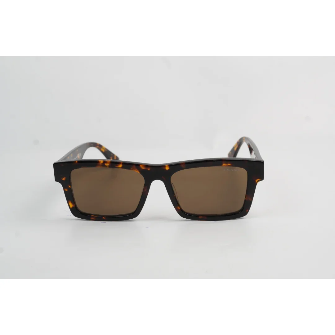 Prada - PSA07S - Tortoise Brown - Acetate - Rectangle - Premium Sunglasses - Eyewear - Image 2