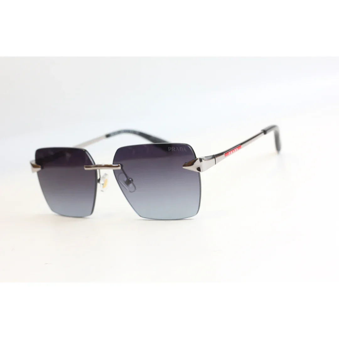 Prada - RR55 - Gradient - Rimless - Metal - Sqaure - Sunglasses - Eyewear