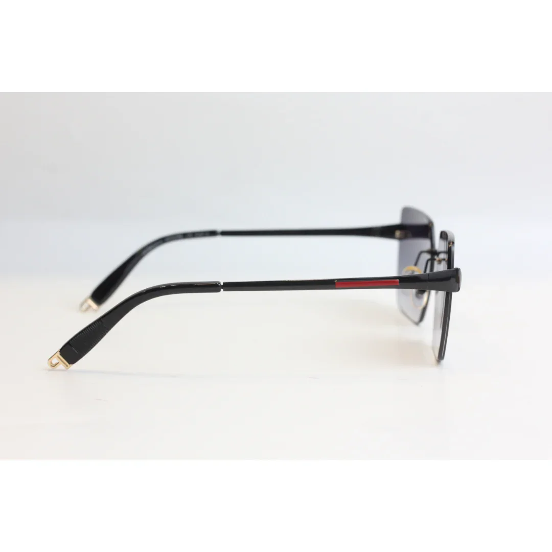 Prada - RR55 - Gradient - Rimless - Metal - Sqaure - Sunglasses - Eyewear - Image 6