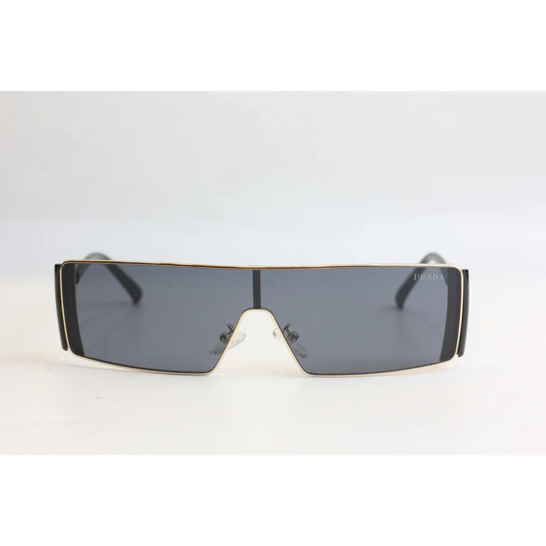 Prada- Y2Y - Golden-  Slim - Metal - Rectangle  - Sunglasses - Eyewear - Image 5