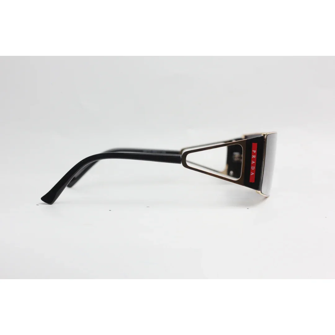Prada- Y2Y - Golden-  Slim - Metal - Rectangle  - Sunglasses - Eyewear - Image 9
