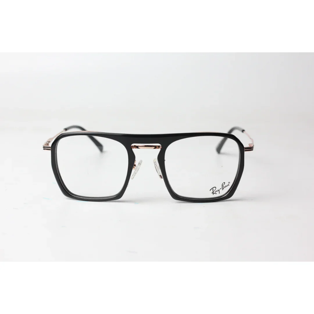Ray Ban - 095 - Black - Golden - Metal - Acetate - Double Bridge - Optics - Eyewear - Image 2