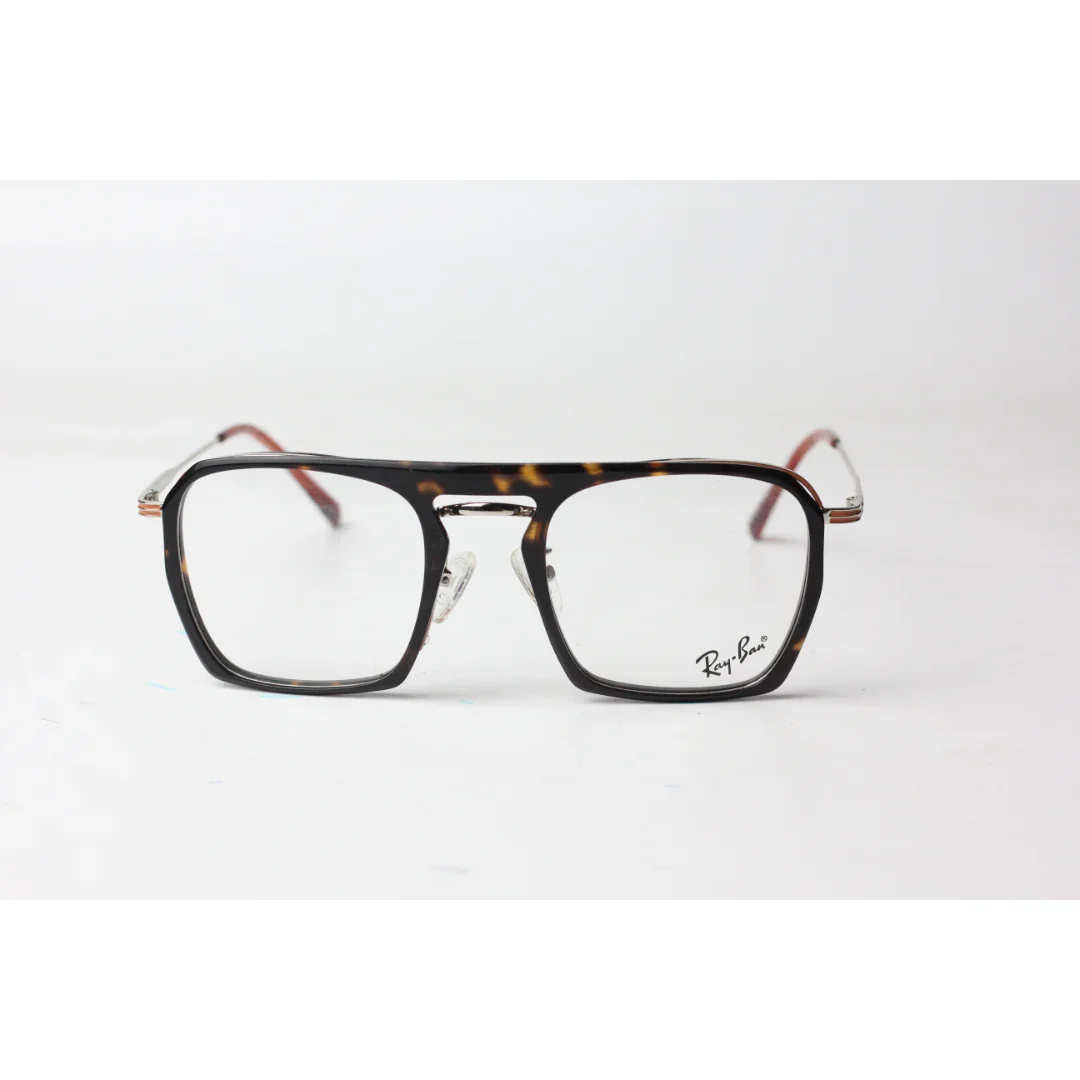 Ray Ban - 095 - Tortoise - Silver - Metal - Acetate - Double Bridge - Optics - Eyewear - Image 2