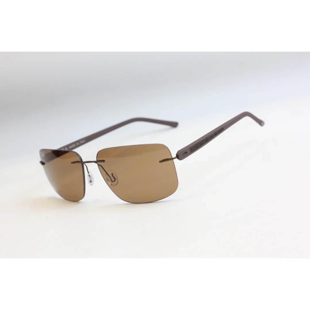 Ray Ban - 8686 - Carbon Fiber Tech - TR - Light Weight - Rimless  - Rectangle - Sunglasses - Eyewear - Image 4