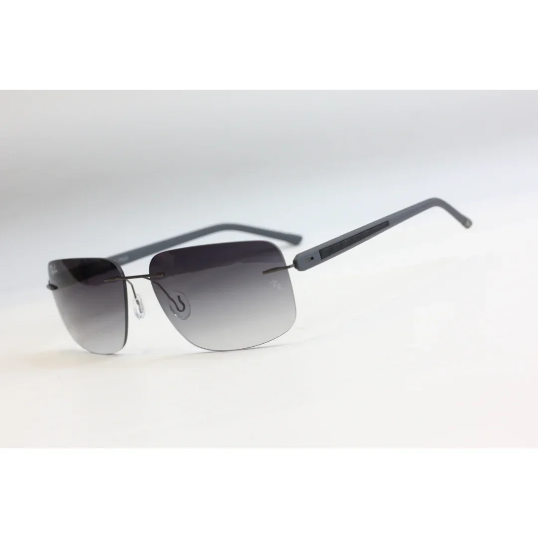 Ray Ban - 8686 - Carbon Fiber Tech - TR - Light Weight - Rimless  - Rectangle - Sunglasses - Eyewear - Image 7