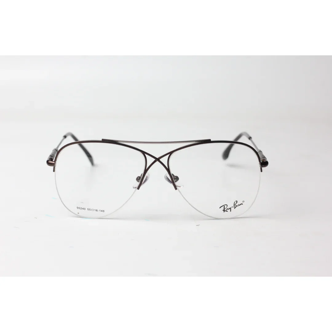 Ray Ban - Cross - 6490 - Gunmetal - Brown - Metal - Aviator - Optics - Eyewear - Image 2