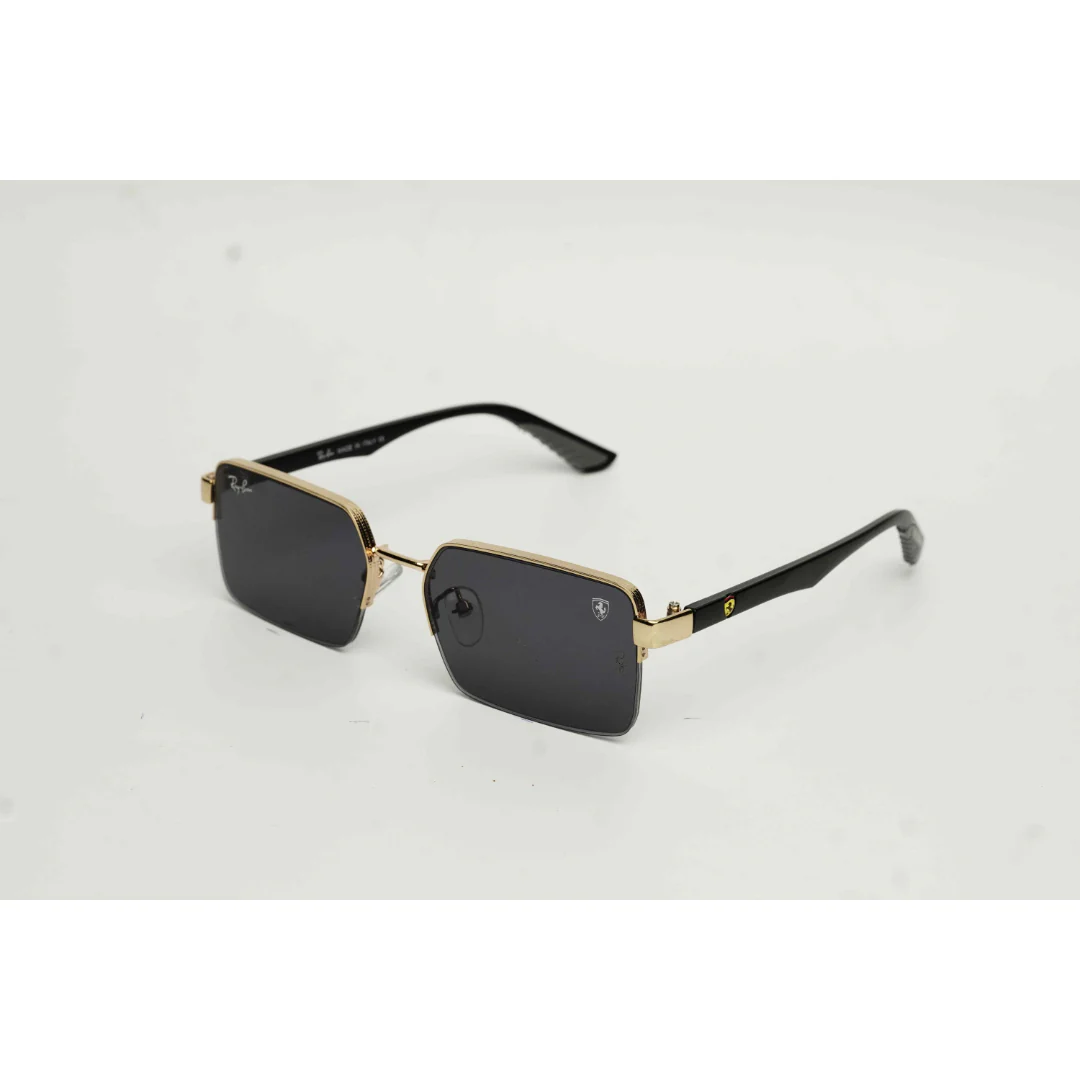 Ray Ban - Ferrari - Y2153 - Half Rim - TR - Metal - Rectangle - Sunglasses - Eyewear - Image 13