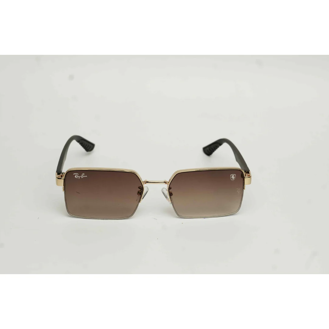 Ray Ban - Ferrari - Y2153 - Half Rim - TR - Metal - Rectangle - Sunglasses - Eyewear - Image 8