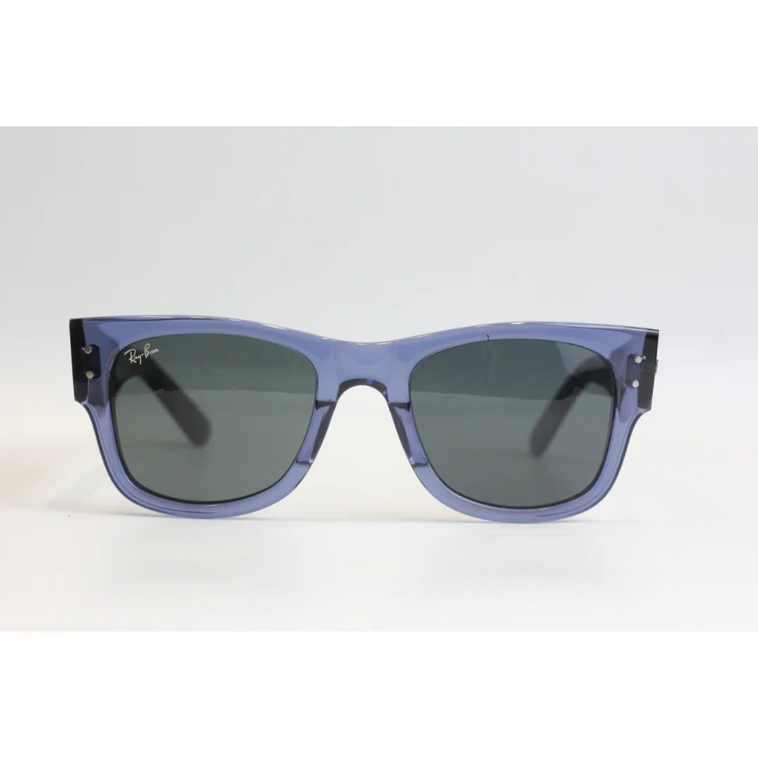 Ray Ban - Mega Wayfarer - Tortoise - Blue - Sqaure - Premium Sunglasses - Eyewear - Image 2