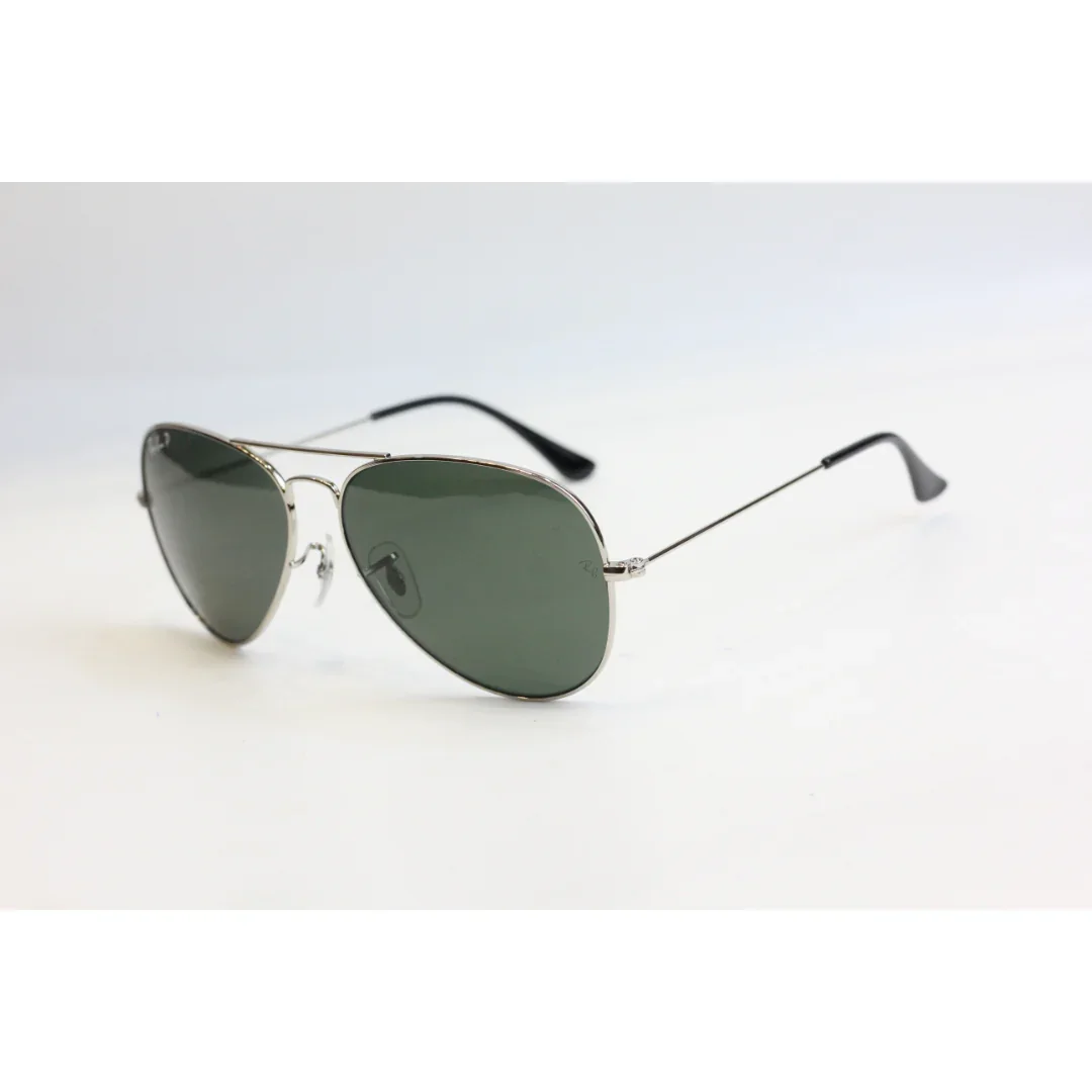 Ray Ban - RB 3025 - 58 MM - Polarized - Aviator - Metal - Round - Premium Sunglasses - Eyewear