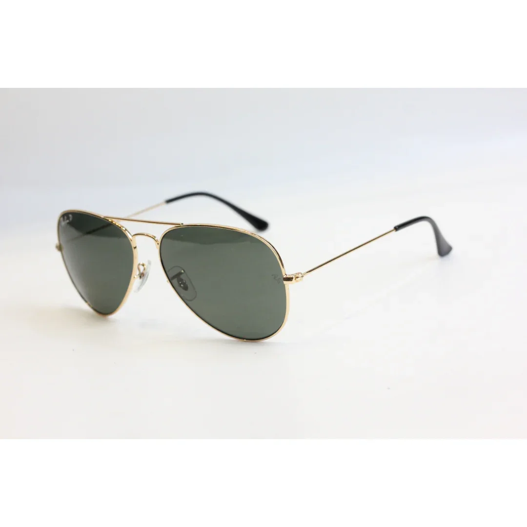 Ray Ban - RB 3025 - 58 MM - Polarized - Aviator - Metal - Round - Premium Sunglasses - Eyewear - Image 4