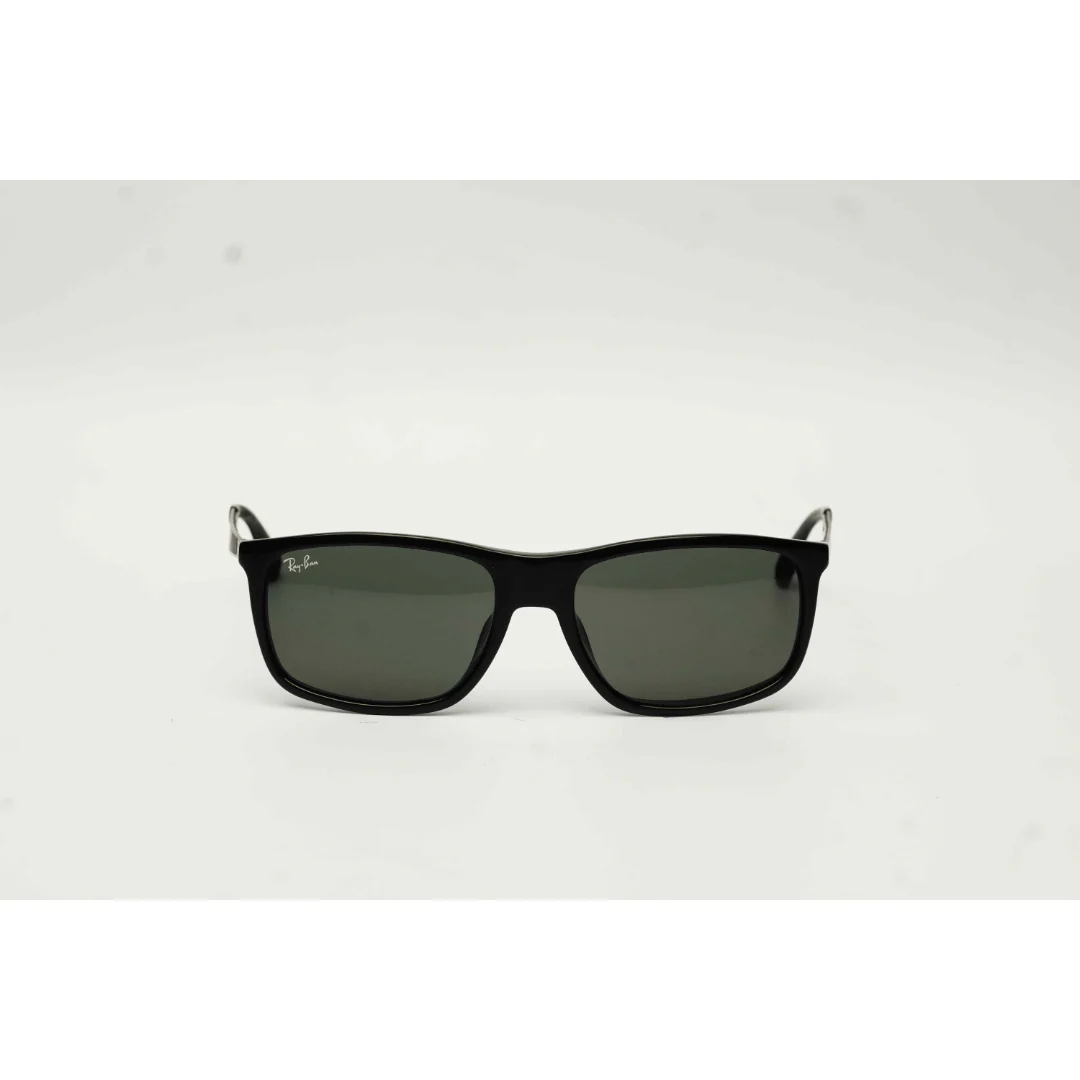 Ray Ban - RB 4228F - Black - Light Weight - TR- Metal - Rectangle - Premium Sunglasses - Eyewear - Image 2