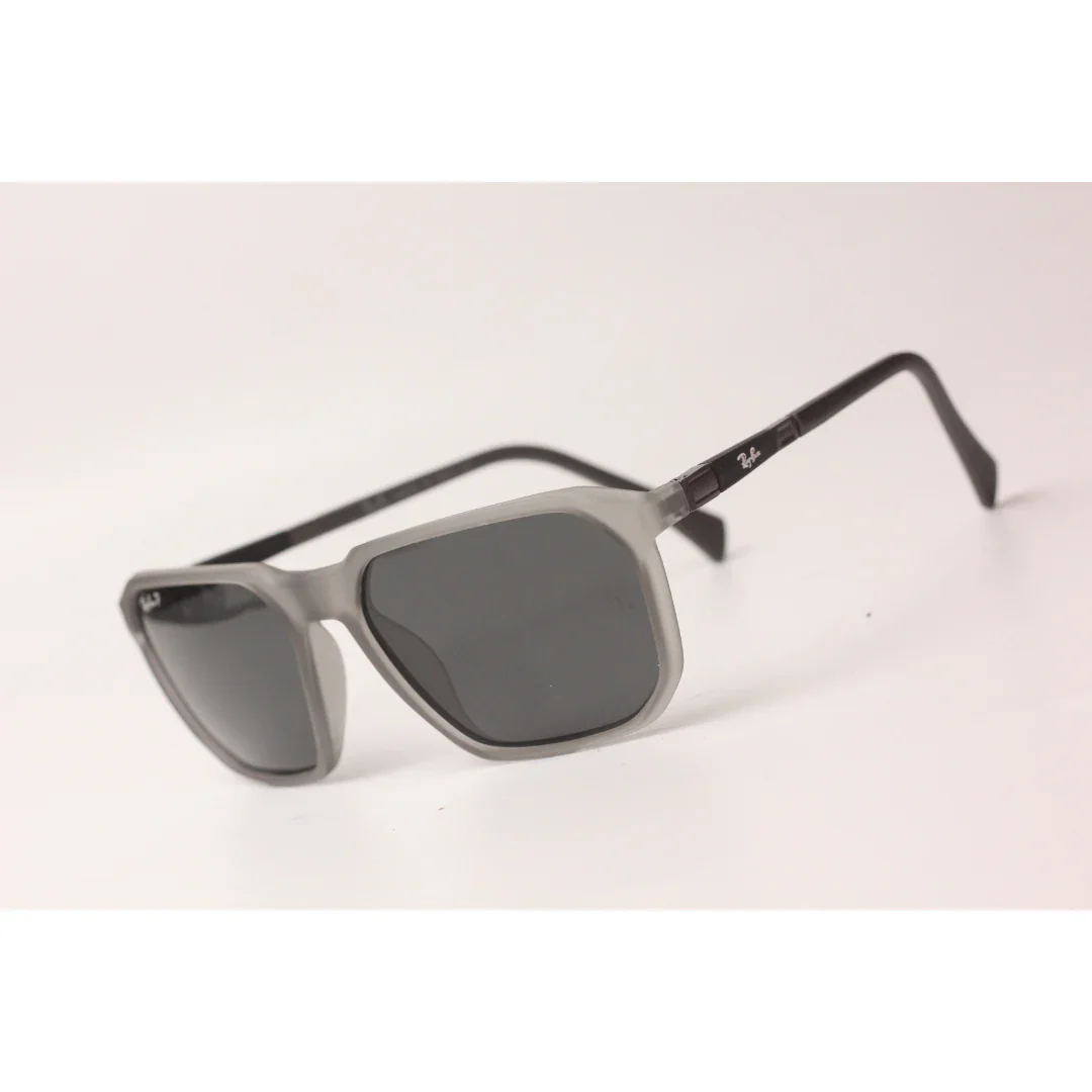 Ray Ban - RB 430 - MystMatte - Polarized - Metal - Acetate - Diamond Rectangle - Sunglasses - Eyewear - Image 10