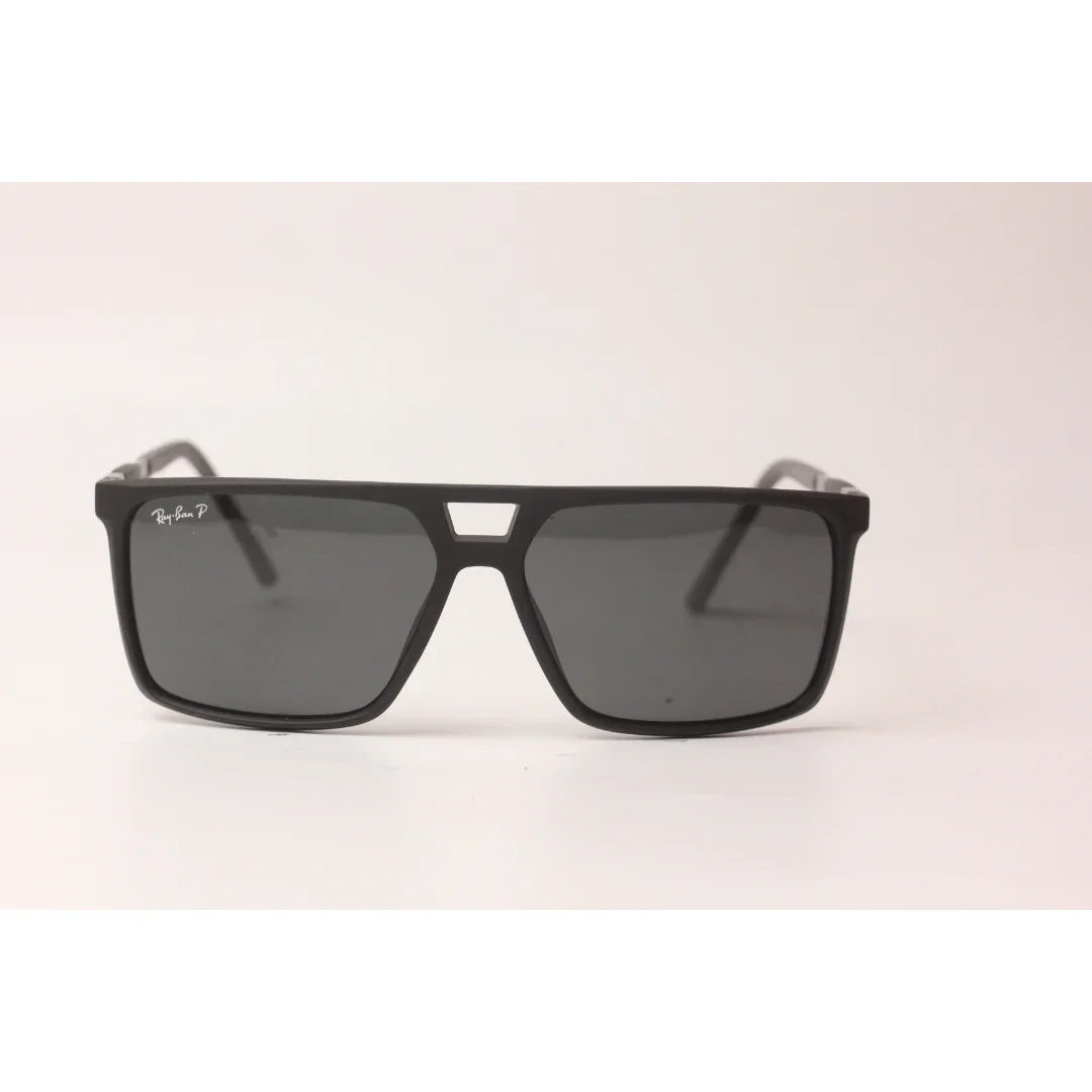 Ray Ban - RB 450 - MystMatte - Polarized - Metal - Acetate - Rectangle - Sunglasses - Eyewear - Image 14
