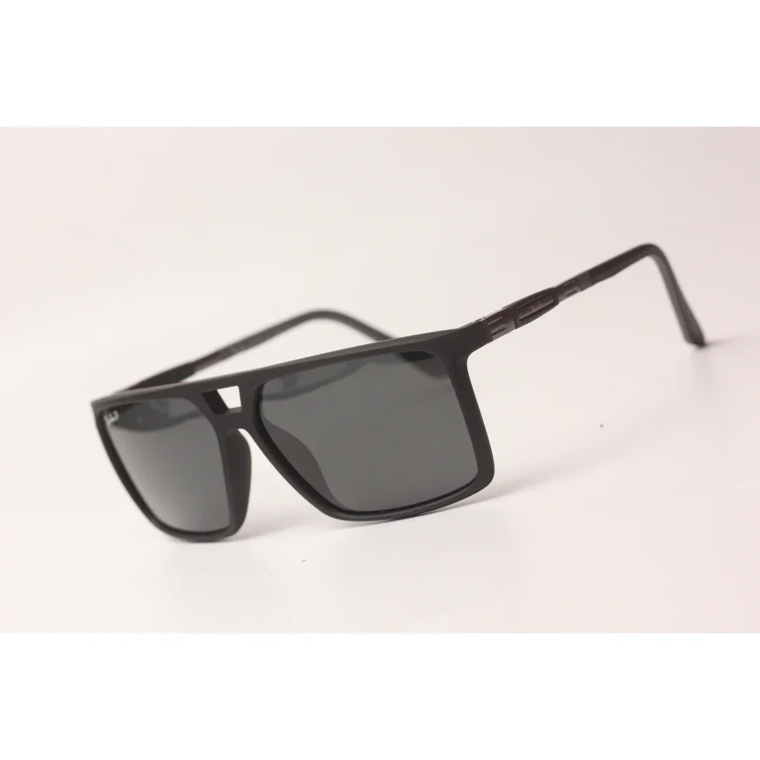 Ray Ban - RB 450 - MystMatte - Polarized - Metal - Acetate - Rectangle - Sunglasses - Eyewear - Image 4