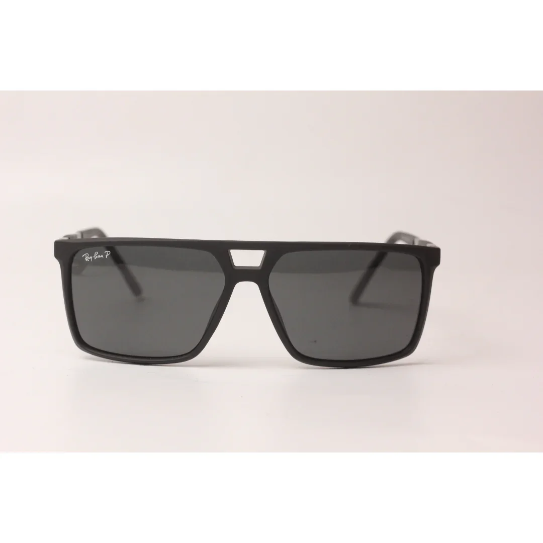 Ray Ban - RB 450 - MystMatte - Polarized - Metal - Acetate - Rectangle - Sunglasses - Eyewear - Image 5