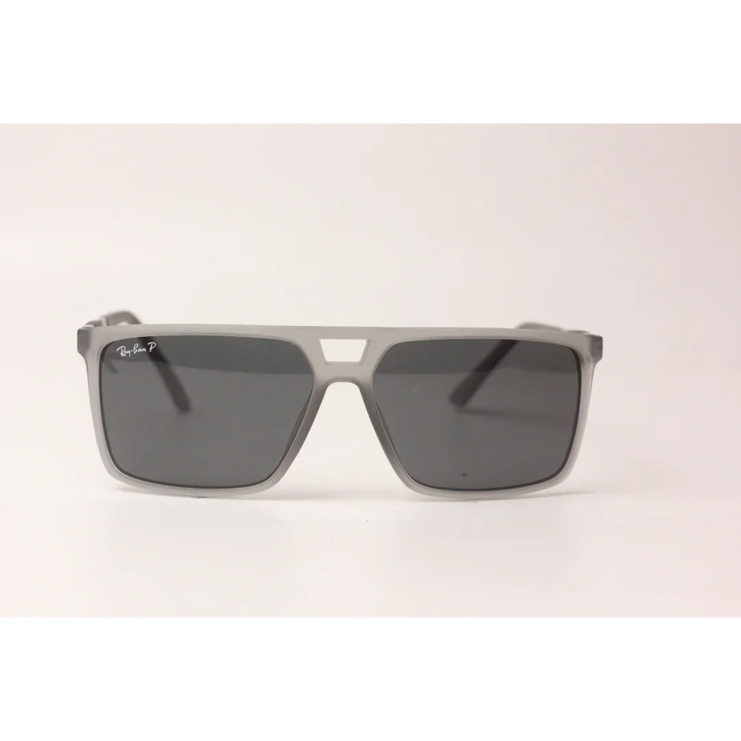 Ray Ban - RB 450 - MystMatte - Polarized - Metal - Acetate - Rectangle - Sunglasses - Eyewear - Image 8