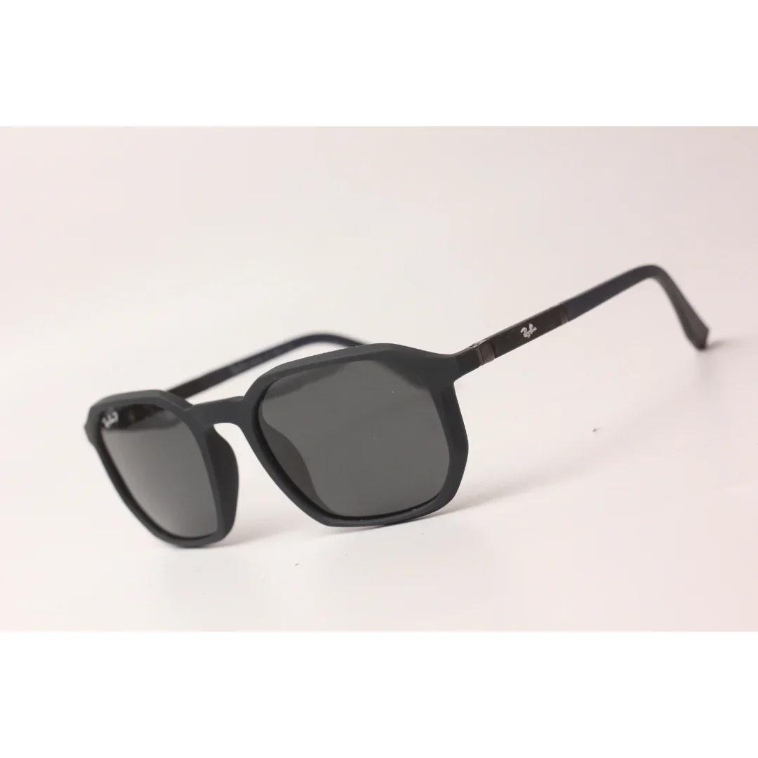 Ray Ban - RB 490 - MystMatte - Polarized - Metal - Acetate - Hexagonal Round - Sunglasses - Eyewear - Image 4