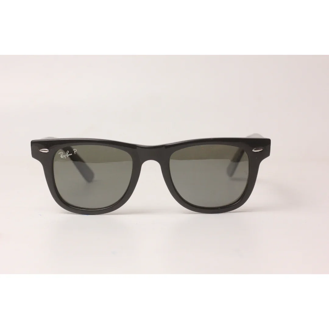 Ray Ban - Taper - 2140 - 50 mm - Black - Polarized - Acetate Wayfarer - Square - Premium Sunglasses - Eyewear - Image 2
