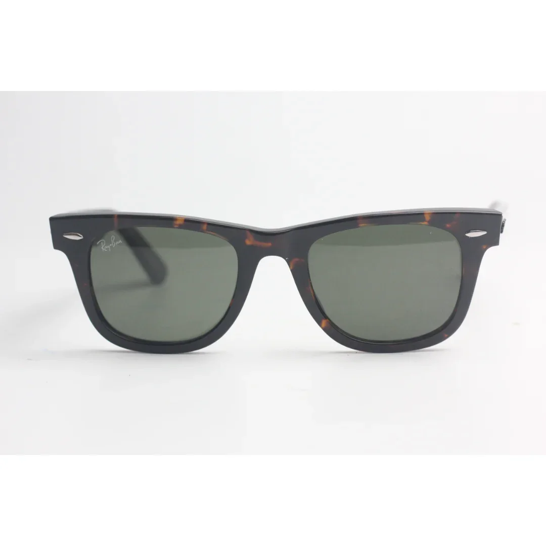 Ray Ban - Taper - 2140 - Tortoise - Green - Acetate Wayfarer - Square - Premium Sunglasses - Eyewear - Image 2