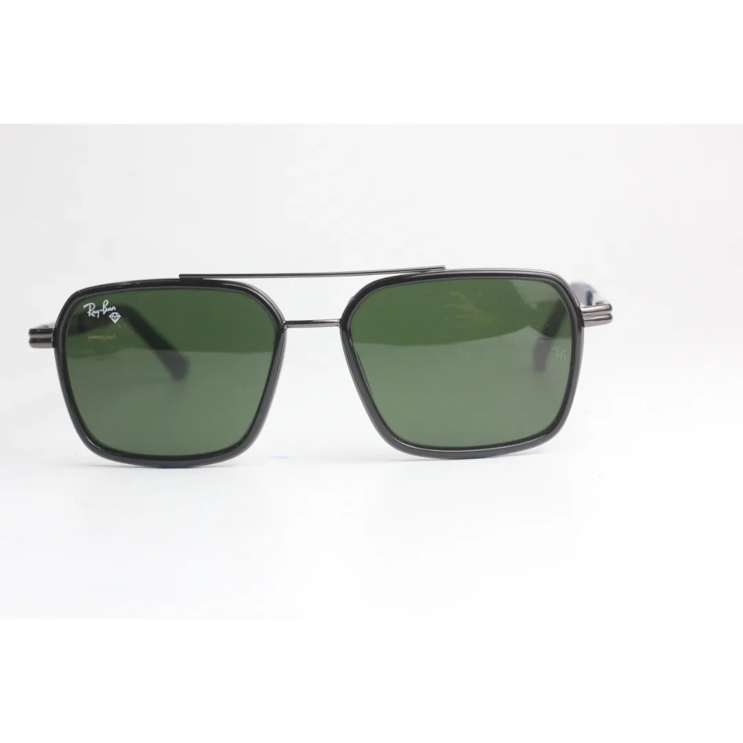 Ray Ban - Tech 2 - Rectangle  Aviator - Metal - Premium Sunglasses - Eyewear - Image 5