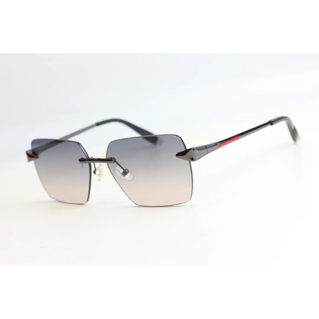 Rebbeca Moore - RR51 - Gradient - Rimless - Metal - Sqaure  - Sunglasses - Eyewear - Image 10