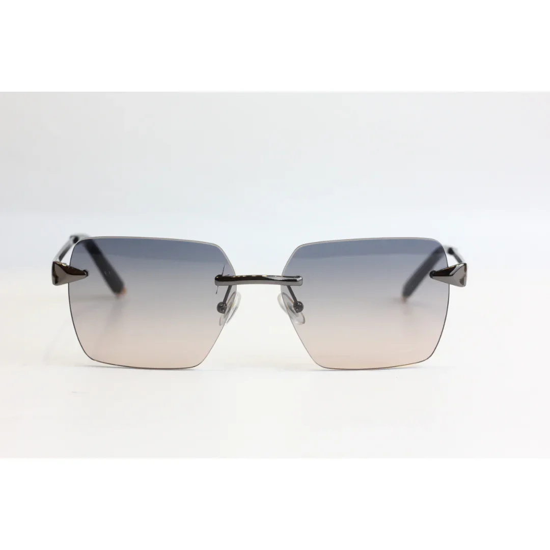 Rebbeca Moore - RR51 - Gradient - Rimless - Metal - Sqaure  - Sunglasses - Eyewear - Image 11