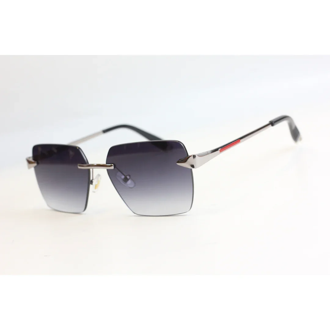 Rebbeca Moore - RR51 - Gradient - Rimless - Metal - Sqaure  - Sunglasses - Eyewear - Image 13