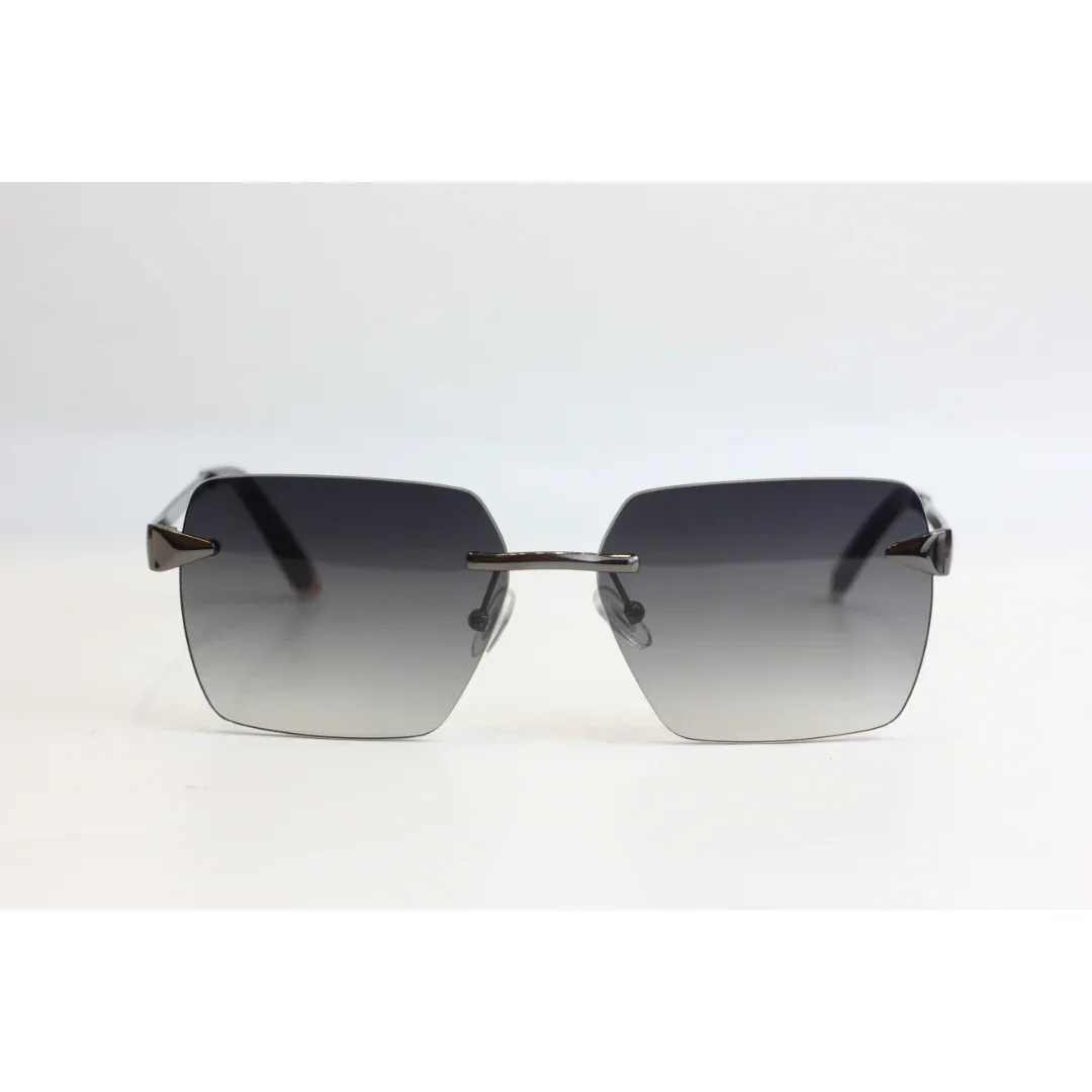 Rebbeca Moore - RR51 - Gradient - Rimless - Metal - Sqaure  - Sunglasses - Eyewear - Image 5