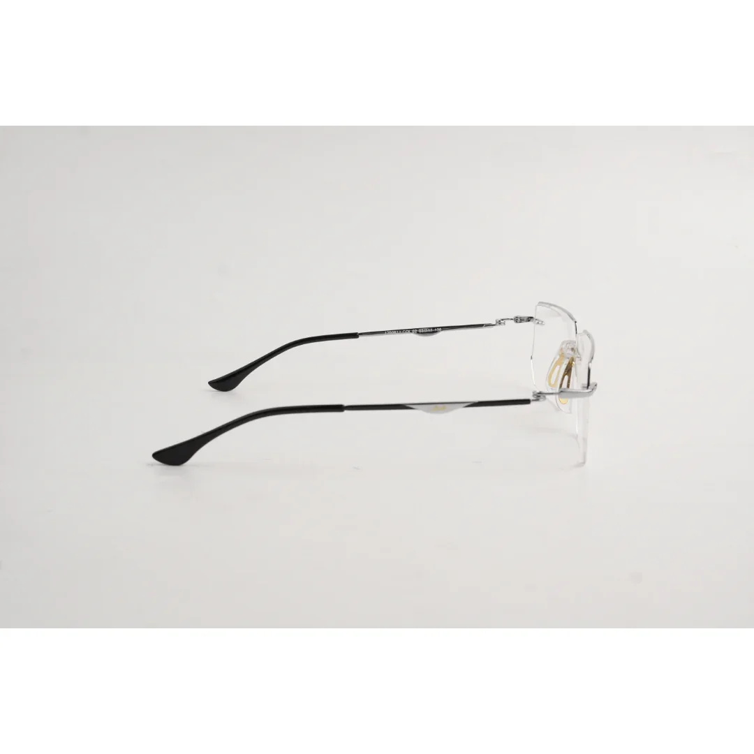 Silhouette - 120081J - Rimless -  Geometric - Metal - Rectangle - Premium Optics - Eyewear - Image 3