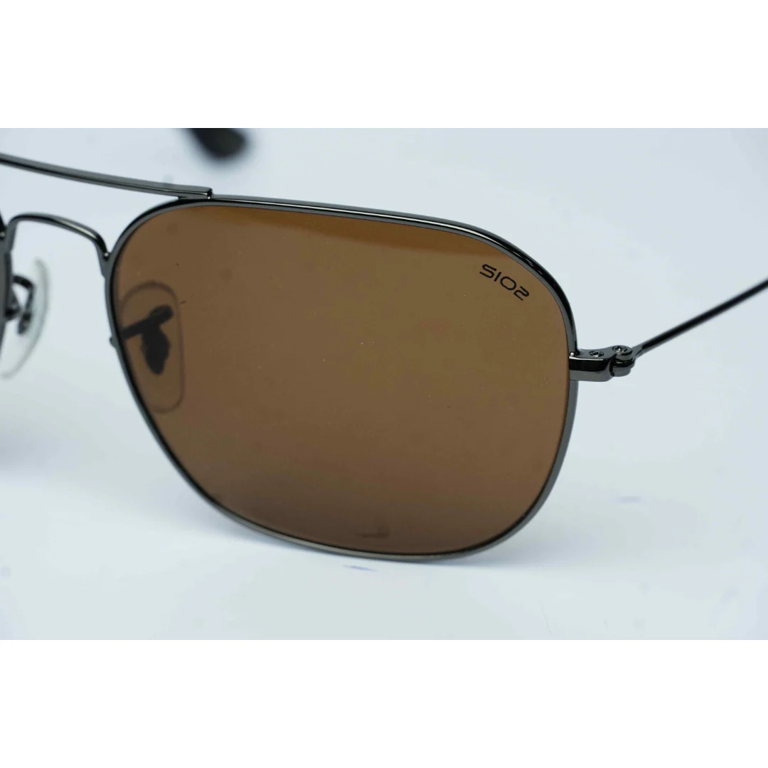 SIO2 - S3136 - Caravan - Metal - Square - Sunglasses - Eyewear - Image 27