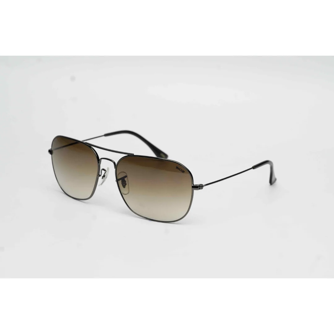 SIO2 - S3136 - Caravan - Metal - Square - Sunglasses - Eyewear - Image 5