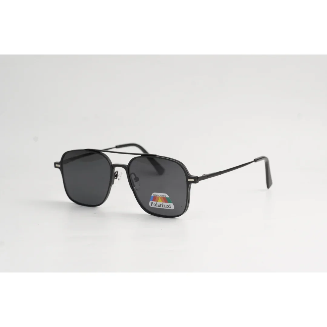 TITUM - 2430 - Metal - Blue Cut - Dual - Polarized - Square - Attachments - Eye Wear - Sunglasses - Image 2