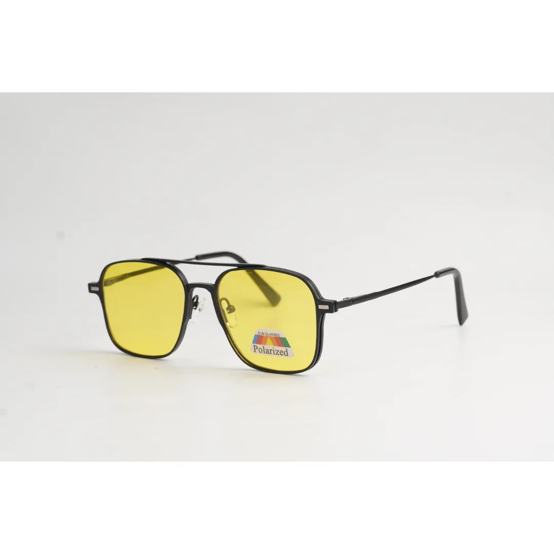 TITUM - 2430 - Metal - Blue Cut - Dual - Polarized - Square - Attachments - Eye Wear - Sunglasses - Image 3