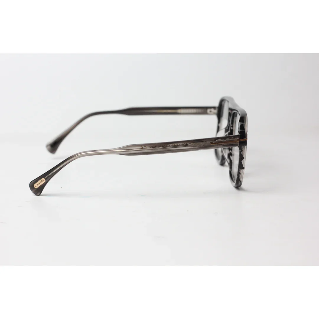 Tom Ford - 0756 - Granite Marble Gray - Acetate - Square - Premium Optics - Eyewear - Image 3