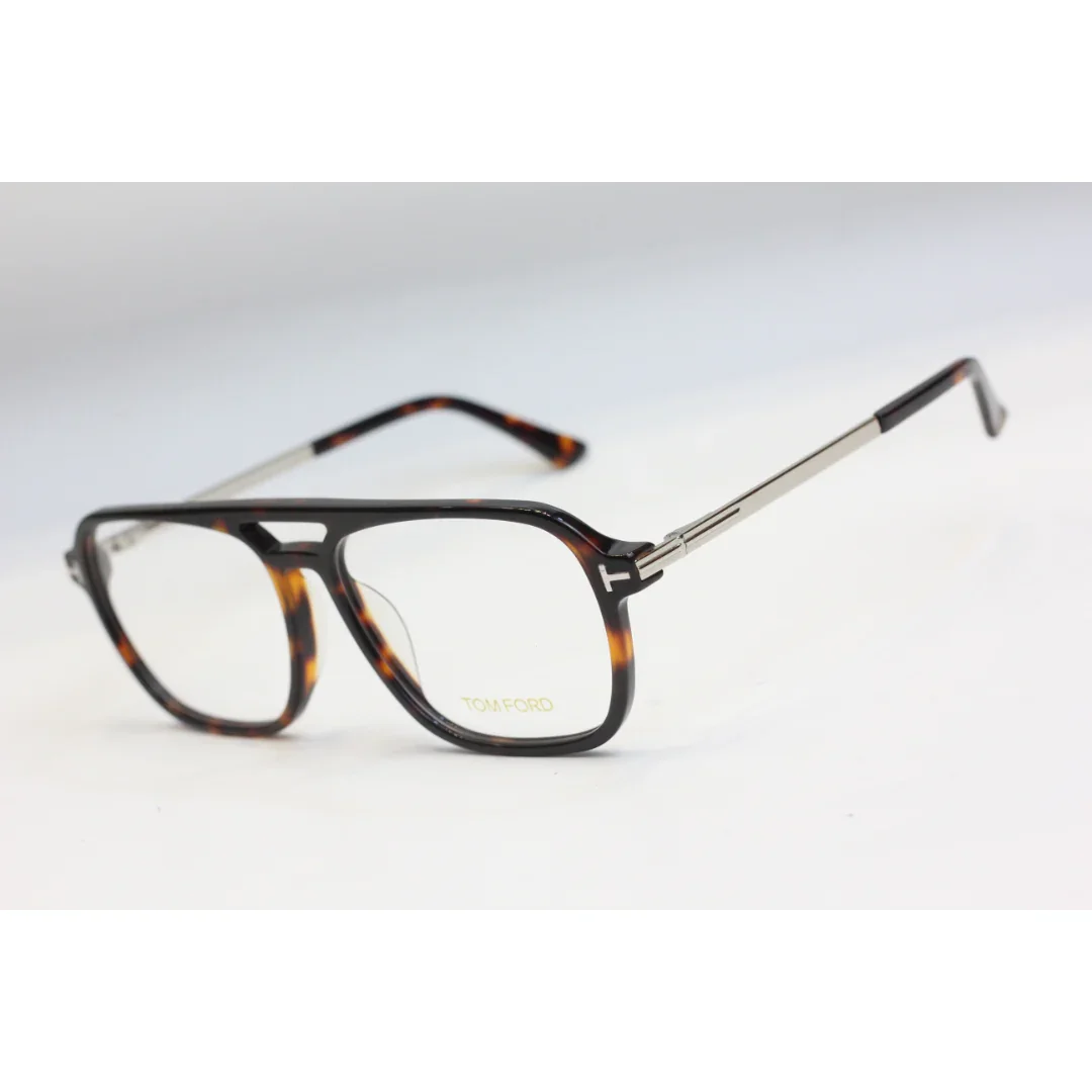 Tom Ford - CROSBY - FT0910 - Silver - Acetate - Rectangle  - Premium Optics - Eyewear - Image 4