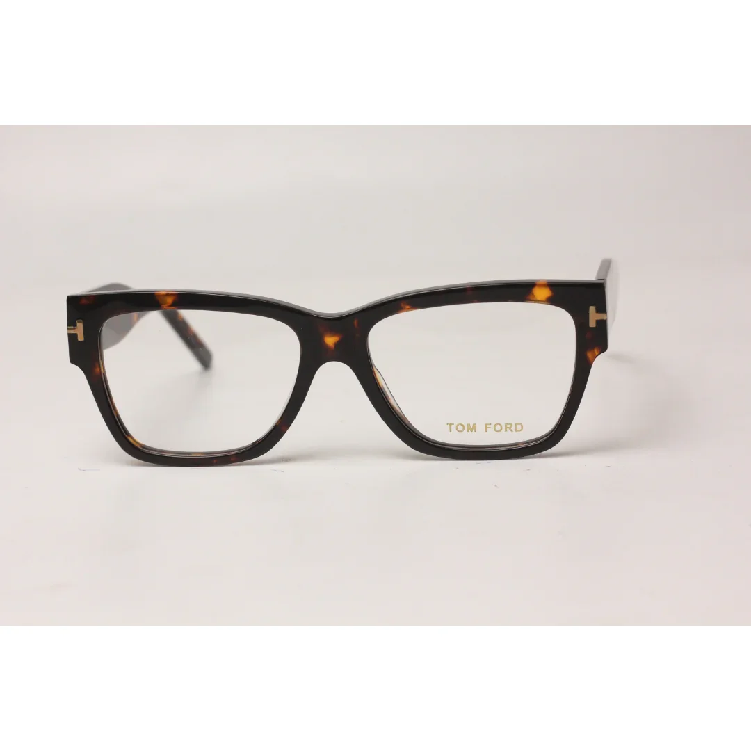 Tom Ford - FT5758 - Tortoise - Acetate - Square - Premium Optics - Eyewear - Image 2