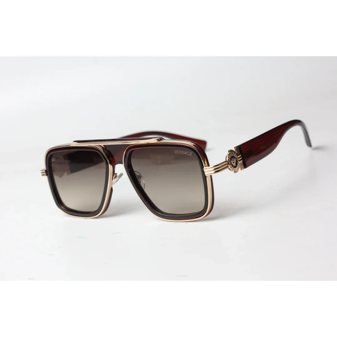 Versace - Oversize - 1304 - Acetate - Metal - Square - Sunglasses - Eyewear - Image 10