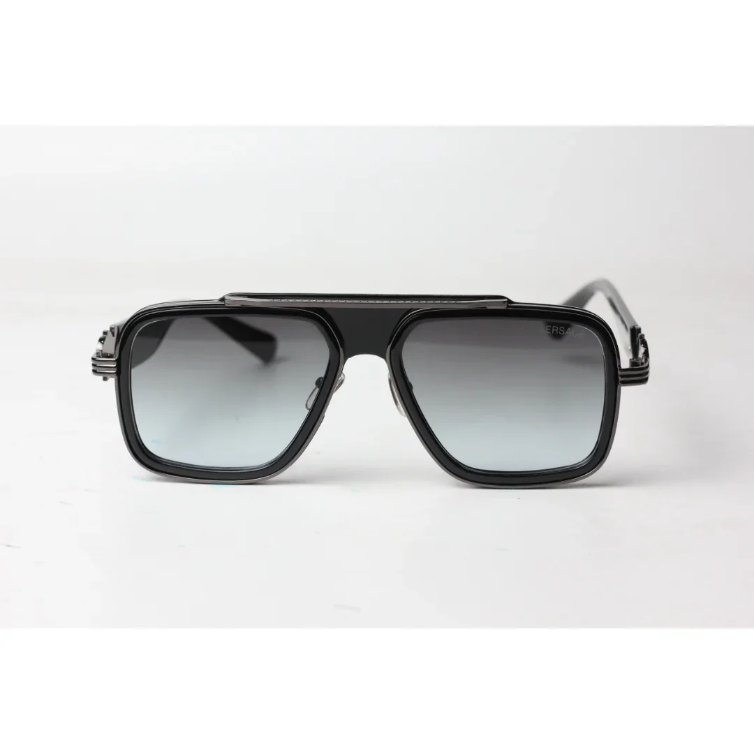 Versace - Oversize - 1304 - Acetate - Metal - Square - Sunglasses - Eyewear - Image 5